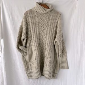 Zaria oversized sweater oatmeal beige S / M